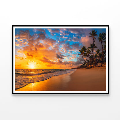 View of Paradise Tropical Island Beach Home Decor Premium Quality Poster Print Choose Your Sizes