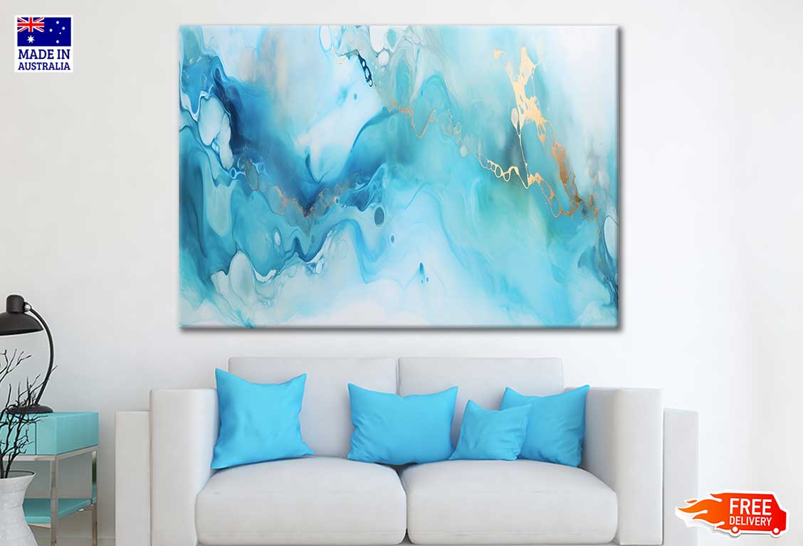 Abstract Ocean Art Print 100% Australian Made