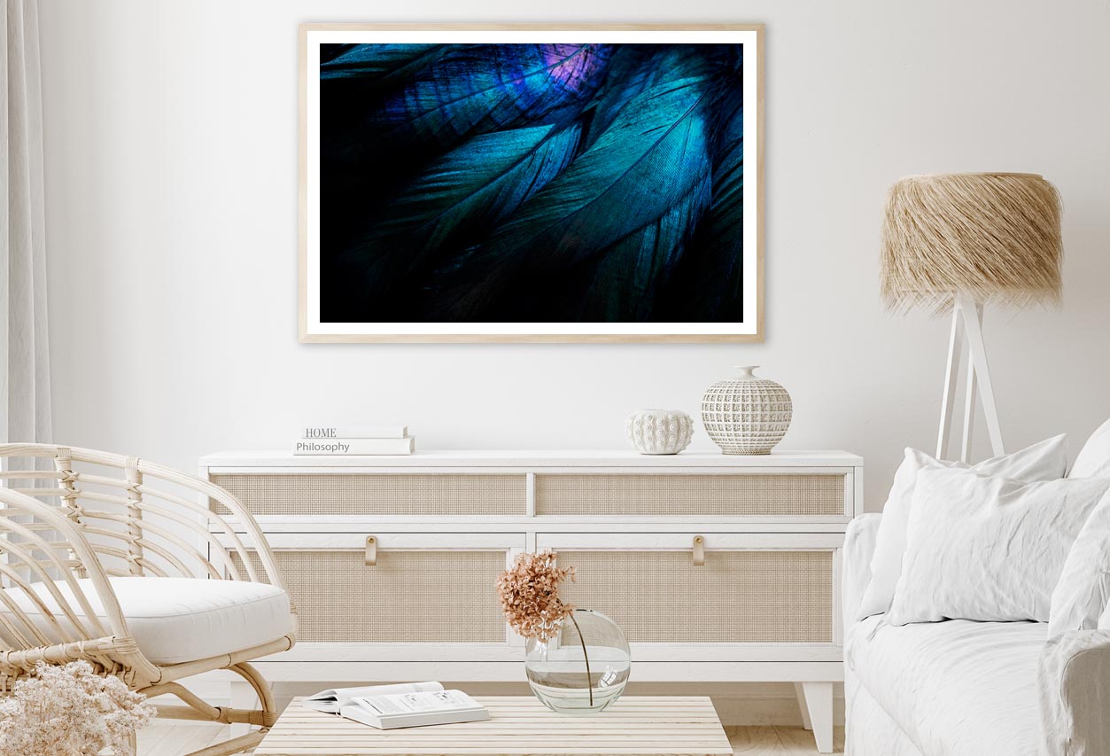 Stylish Dark Feather Home Decor Premium Quality Poster Print Choose Your Sizes