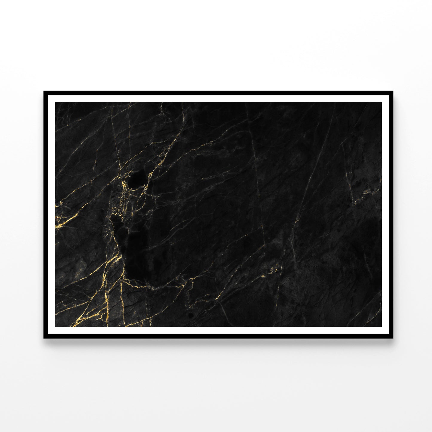 Luxury Black and Gold Marble Art Home Decor Premium Quality Poster Print Choose Your Sizes