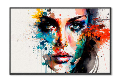 Abstract Woman Face Fashion Wall Art Limited Edition High Quality Print