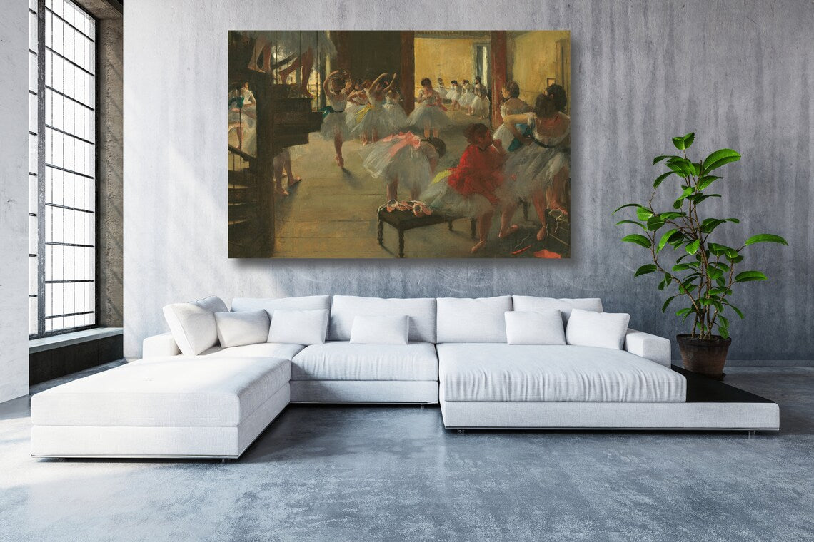 Edgar Degas, The Dance Class UV Direct Aluminum Print Australian Made Quality