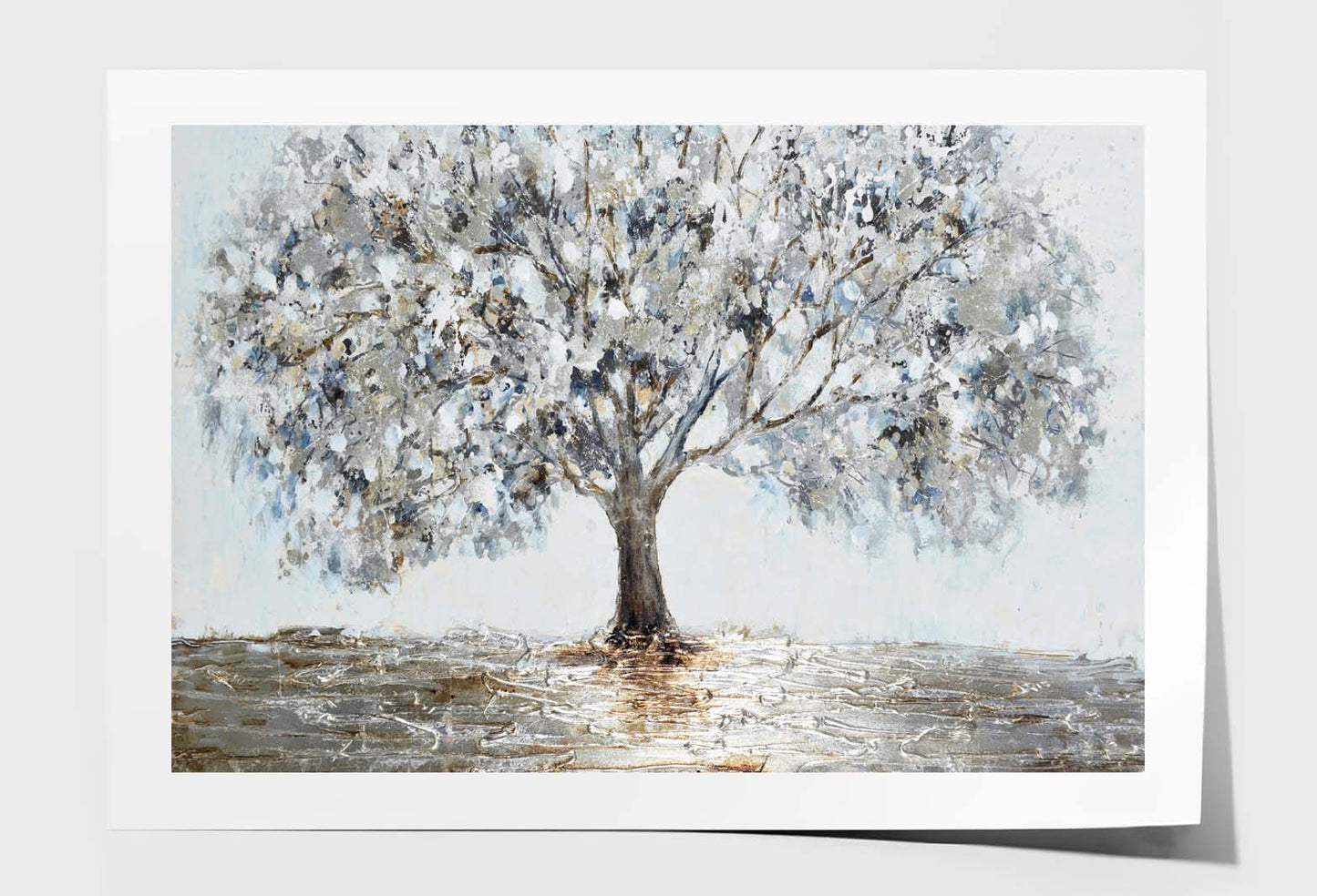 A Large Tree, Neutral Color Wall Art Limited Edition High Quality Print