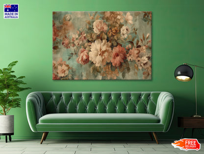 Vintage Floral Wallpaper Print 100% Australian Made