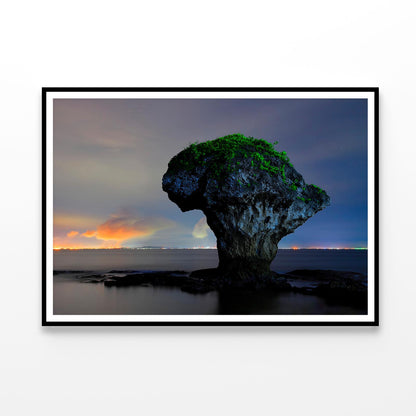 The Vase-Shaped Rock on the Sea Taiwan Home Decor Premium Quality Poster Print Choose Your Sizes