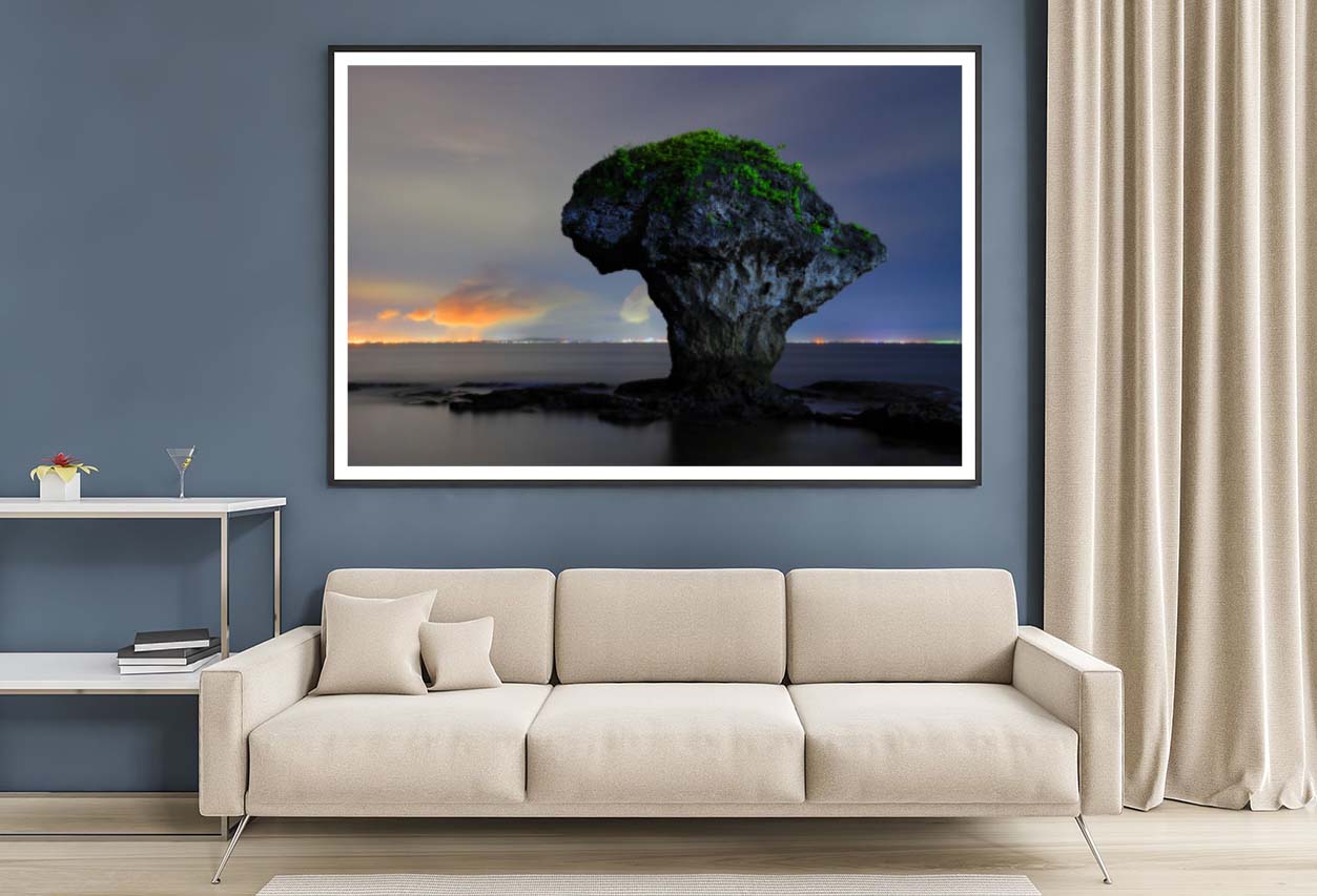 The Vase-Shaped Rock on the Sea Taiwan Home Decor Premium Quality Poster Print Choose Your Sizes