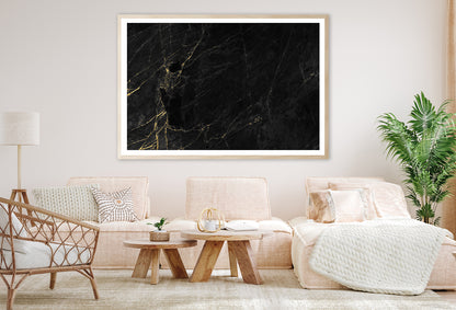 Luxury Black and Gold Marble Art Home Decor Premium Quality Poster Print Choose Your Sizes