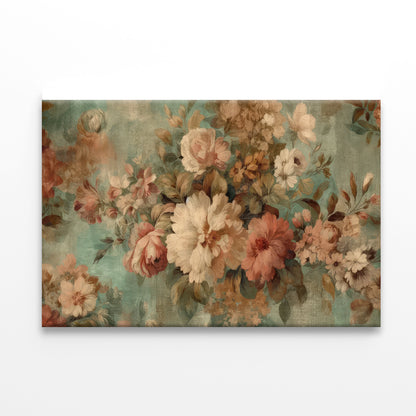 Vintage Floral Wallpaper Print 100% Australian Made