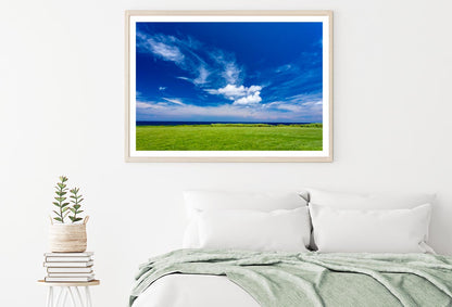 Coastline and Grassland Home Decor Premium Quality Poster Print Choose Your Sizes