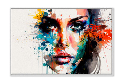 Abstract Woman Face Fashion Wall Art Limited Edition High Quality Print