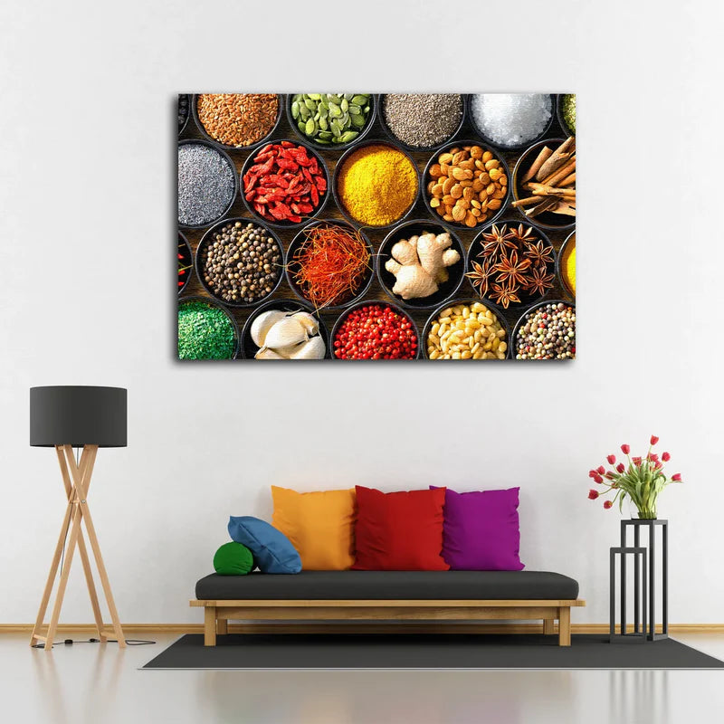 Spices Photograph UV Direct Aluminum Print Australian Made Quality