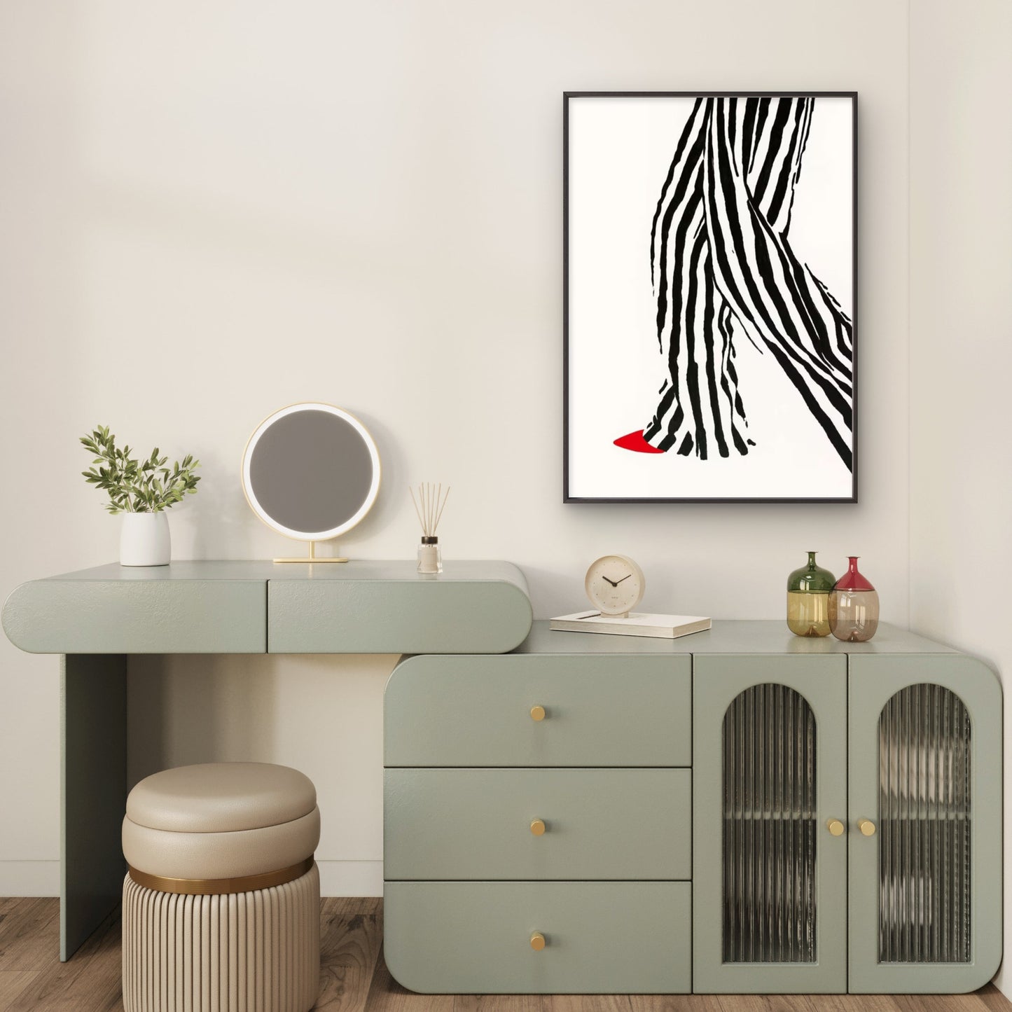 Minimalist Style Fashion Figures Fashion Home Decor Premium Quality Poster Print Choose Your Sizes