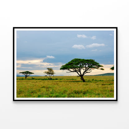 National Park with Mountains Tanzania Africa Home Decor Premium Quality Poster Print Choose Your Sizes