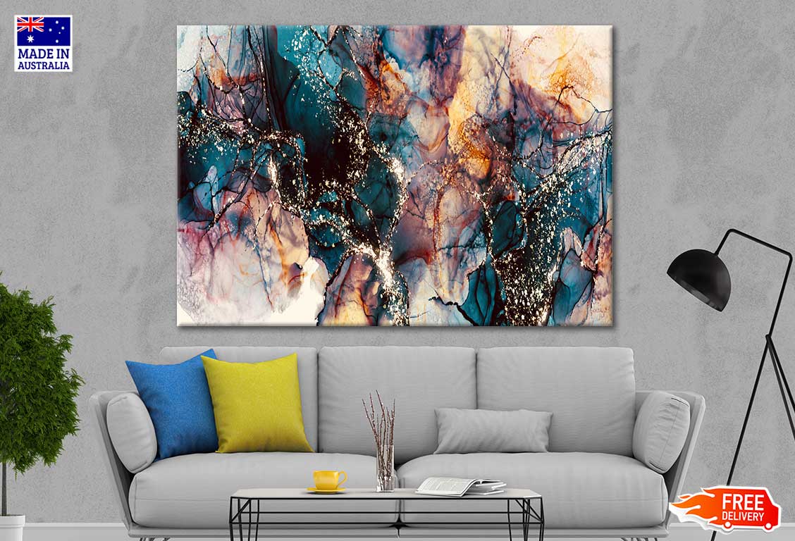 Colored Universe Abstract Background Print 100% Australian Made