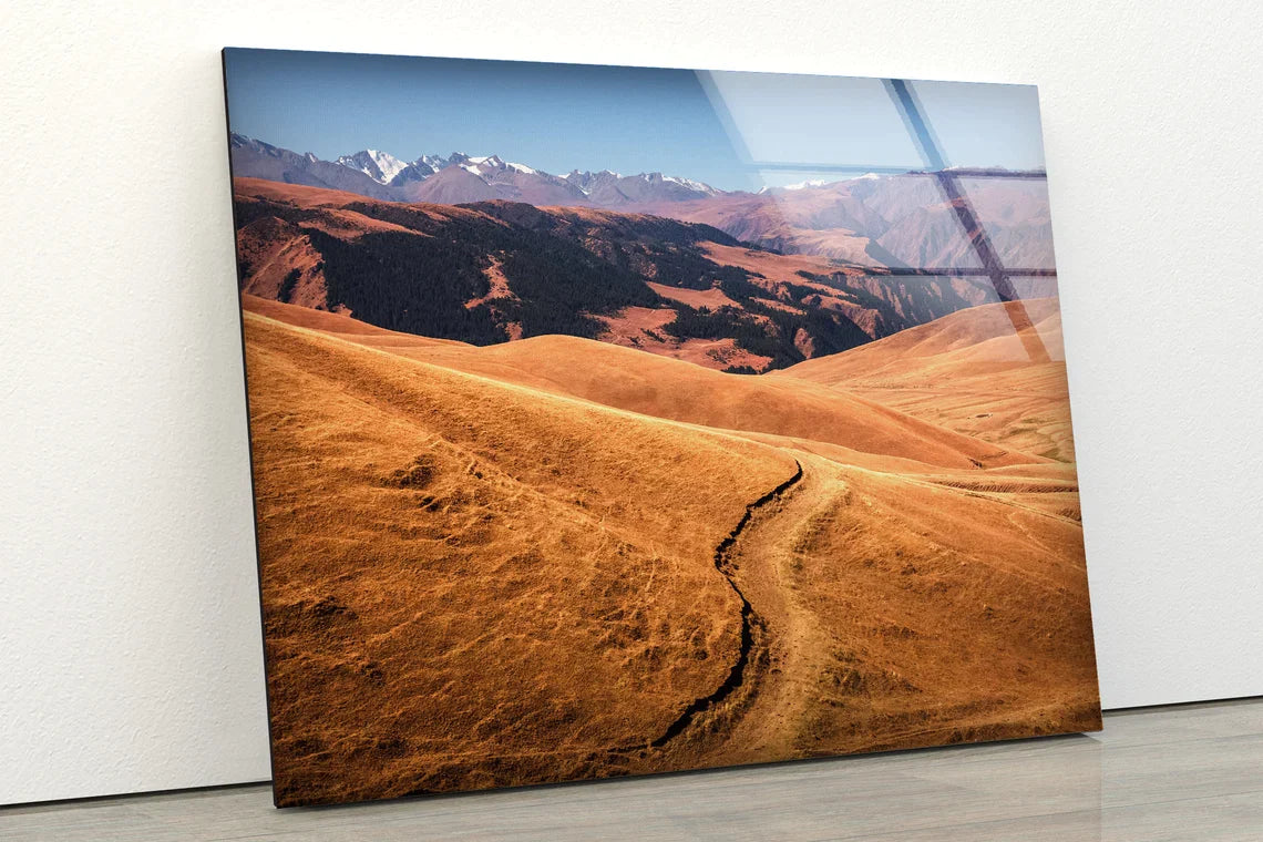 Mountain Road Scenery UV Direct Aluminum Print Australian Made Quality