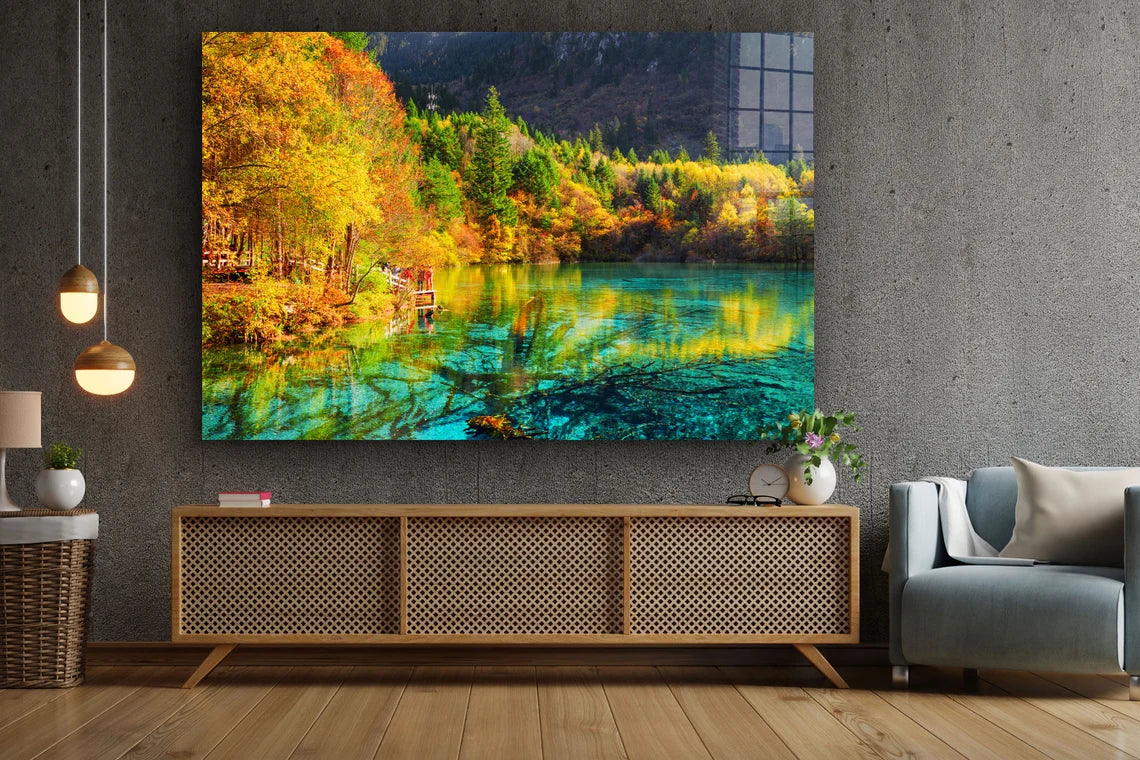 Autumn Nature Scenery UV Direct Aluminum Print Australian Made Quality