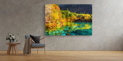 Autumn Nature Scenery UV Direct Aluminum Print Australian Made Quality