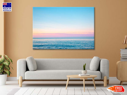 Calm Sea in Soft Morning Light Sicily Italy Europe 90x60cm Print 100% Australian Made