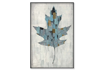 Autumn Leaf Abstract Design Wall Art Limited Edition High Quality Print