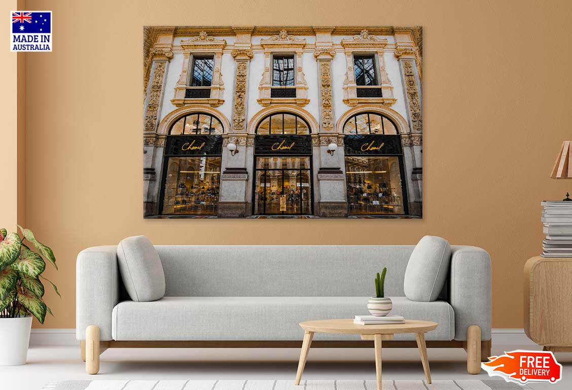 Black Gold Luxury Fashion Store Print Canvas Ready to hang