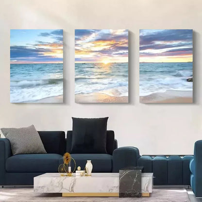 3pcs  Splash Simple Style Art Glass Bottles  Wall Art Set Canvas Framed 50x70cm - High Quality Print 100% Australian Made Wall Canvas Ready to Hang