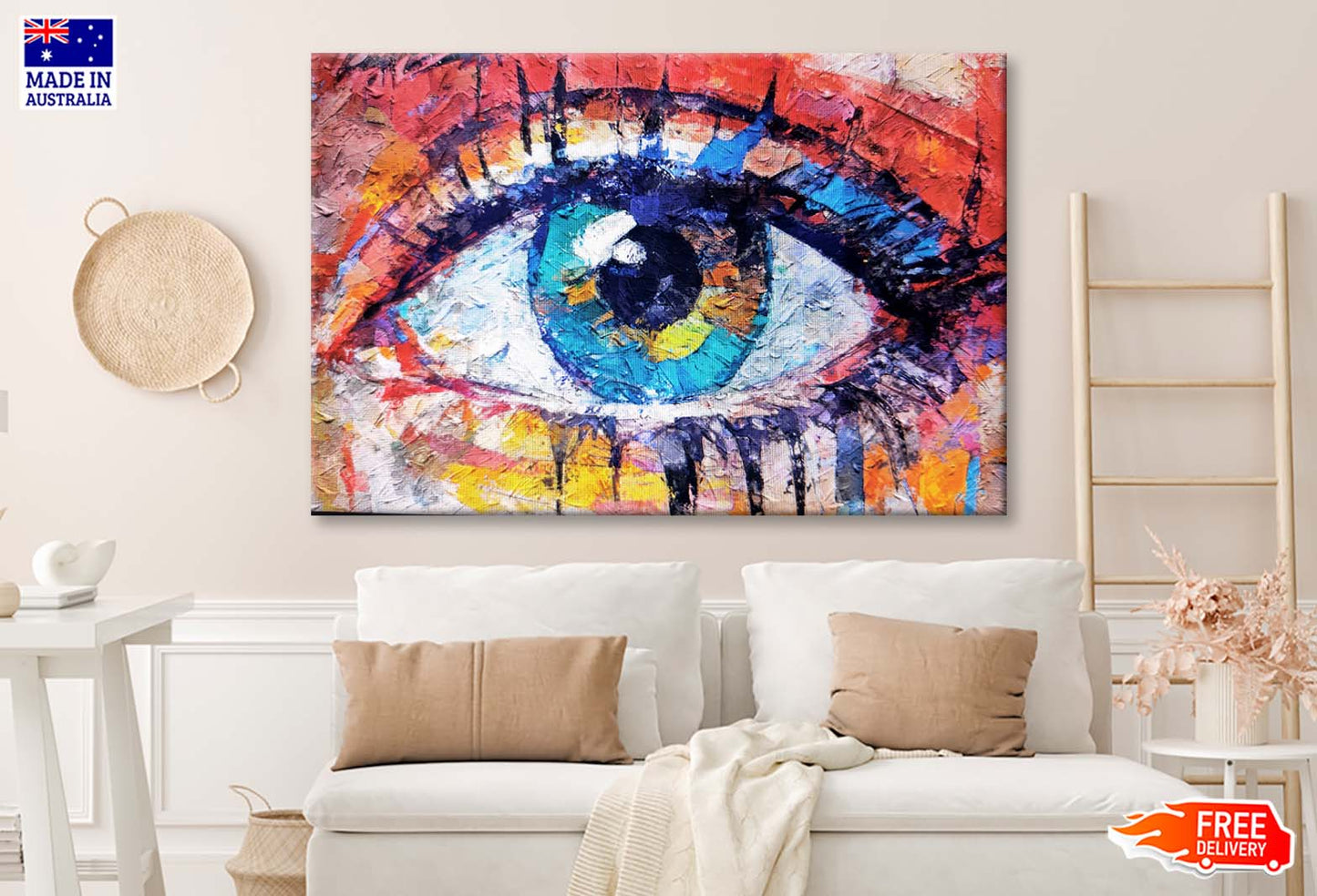 Conceptual Abstract Picture of the Eye Wall Art Limited Edition High Quality Print