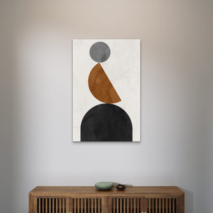 Abstract Geometric Shapes 60x90cm Metal Print Ready to Hang