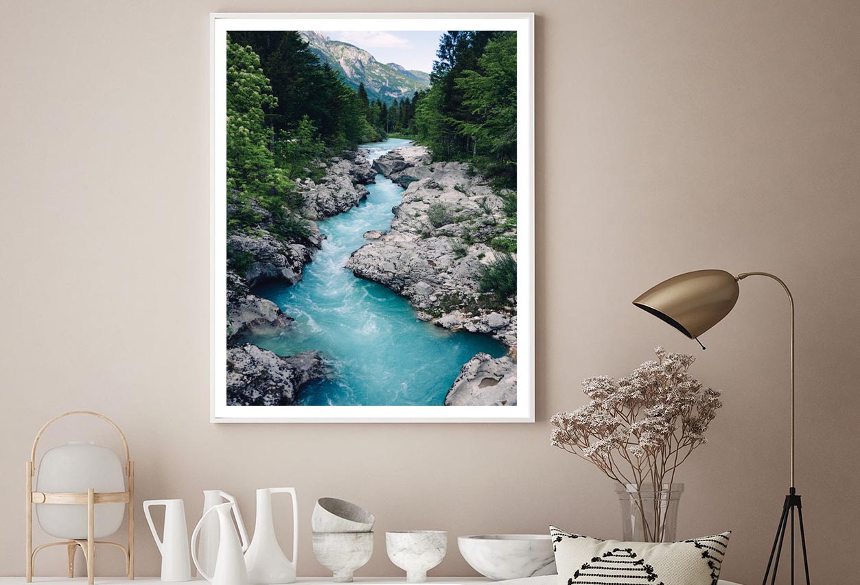 Mountain & Forest Aerial View Home Decor Premium Quality Poster Print Choose Your Sizes