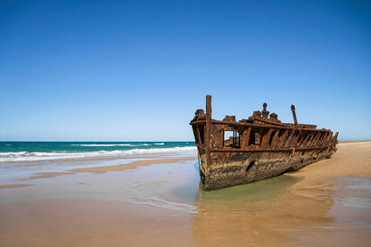 Fraser Island K’gari Queensland S.S. Maheno Wall Art Decor 100% Australian Made