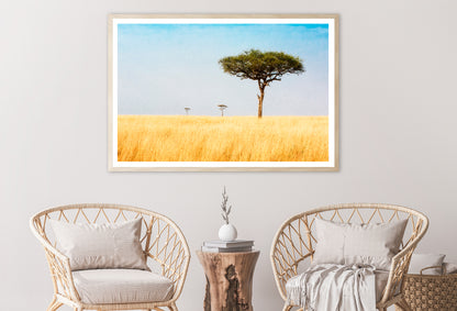 Trees in Grasslands of Kenya Africa Home Decor Premium Quality Poster Print Choose Your Sizes