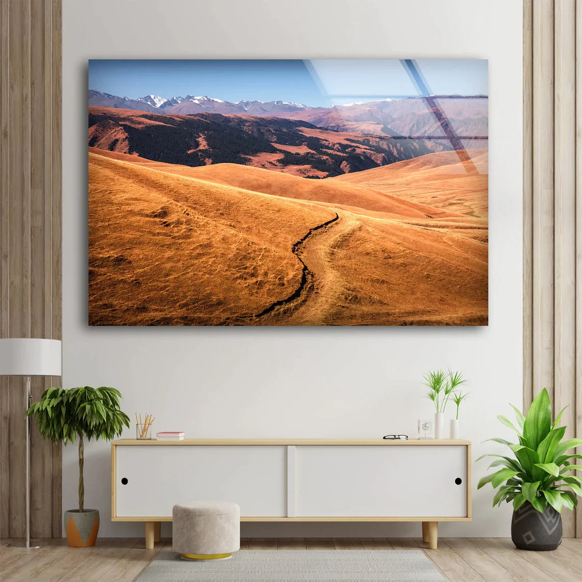 Mountain Road Scenery UV Direct Aluminum Print Australian Made Quality