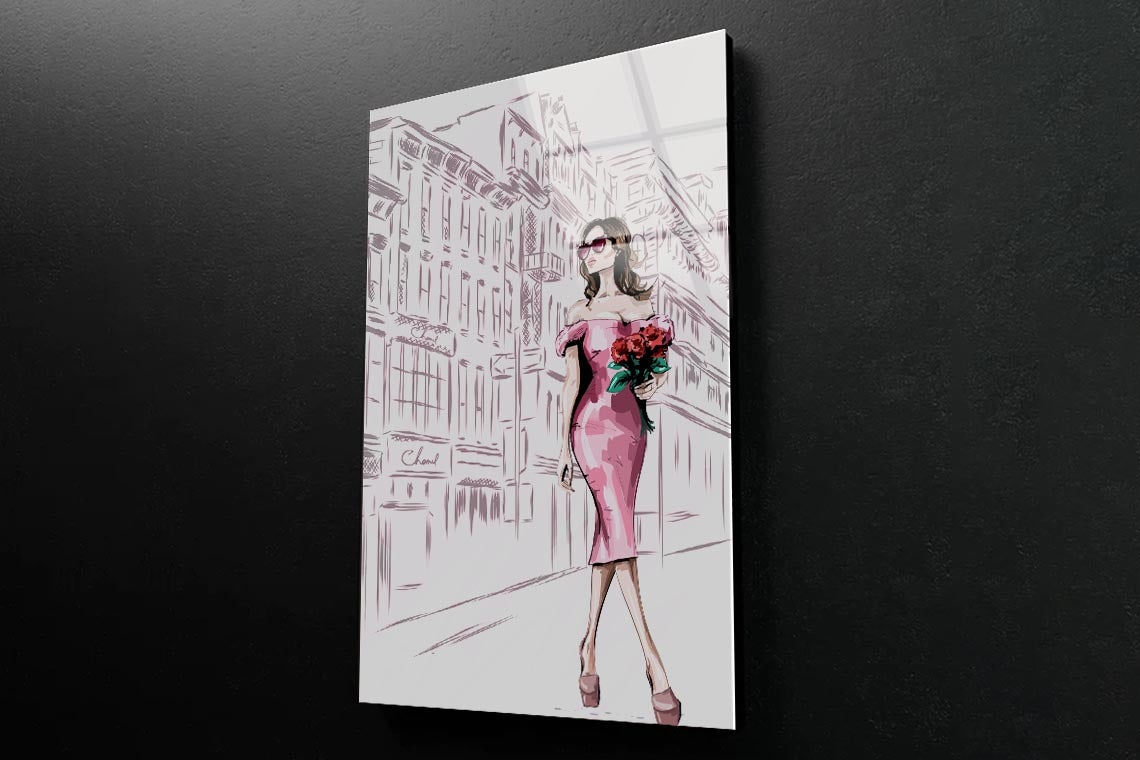 Fashion Store Art 3D Design Acrylic Glass Print Tempered Glass Wall Art 100% Made in Australia Ready to Hang