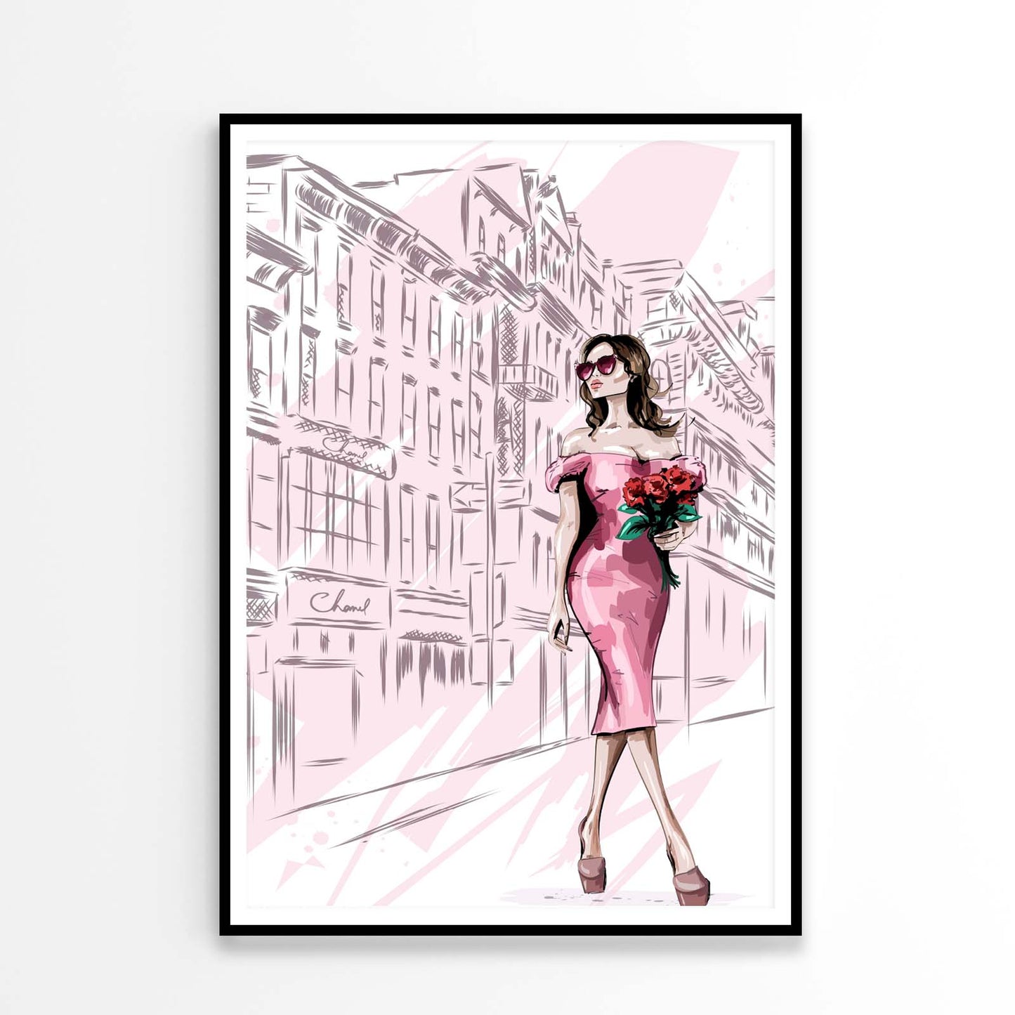 Elegant Fashion Store Art Design Home Decor Premium Quality Poster Print Choose Your Sizes