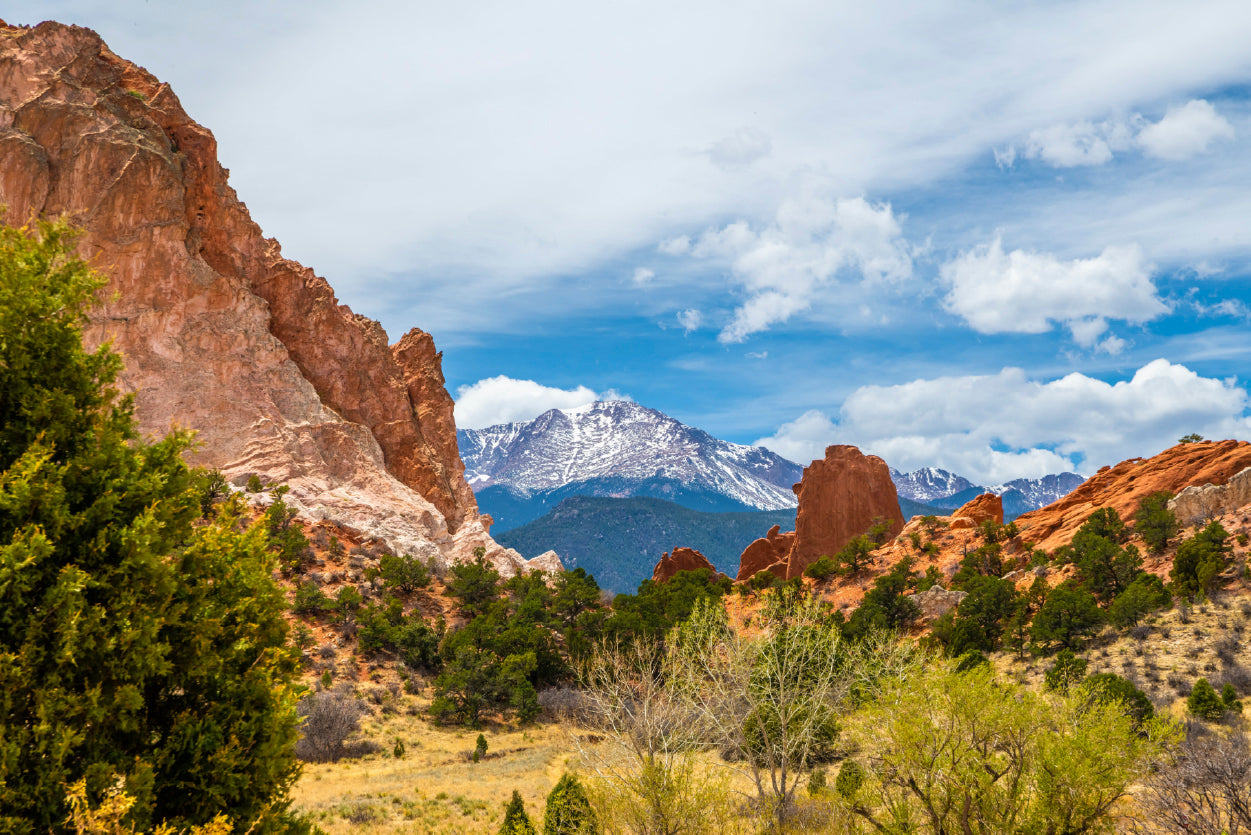 Pikes Peak Garden of The Gods USA Home Decor Premium Quality Poster Print Choose Your Sizes