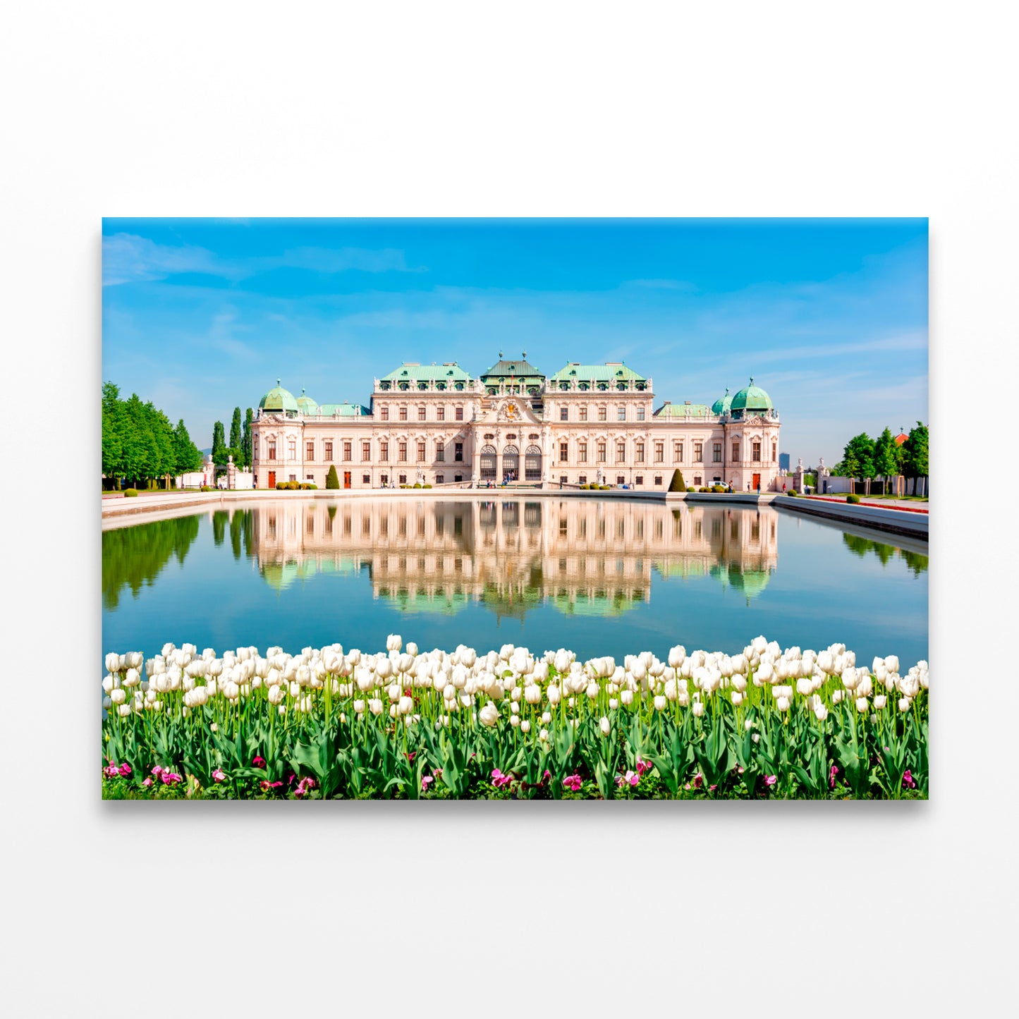 Upper Belvedere Palace in Spring Wall Art Decor 100% Australian Made
