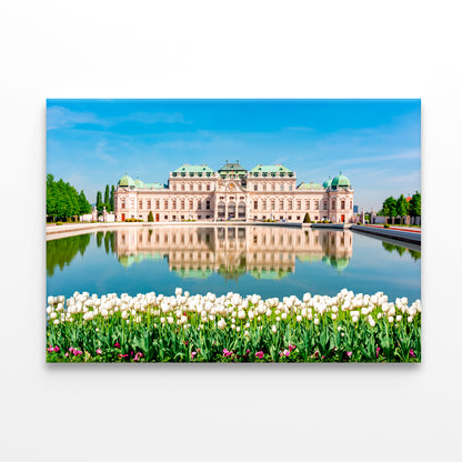 Upper Belvedere Palace in Spring Wall Art Decor 100% Australian Made