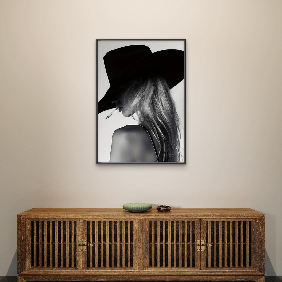 Western Cowgirl a Stylish Fashion Aesthetic Fashion Home Decor Premium Quality Poster Print Choose Your Sizes