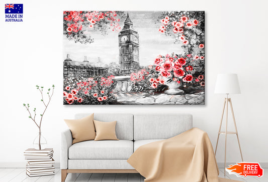 Summer In London City Oil Painting Wall Art Limited Edition High Quality Print