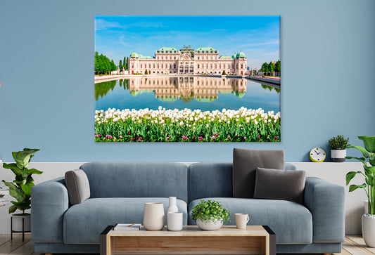 Upper Belvedere Palace in Spring Wall Art Decor 100% Australian Made