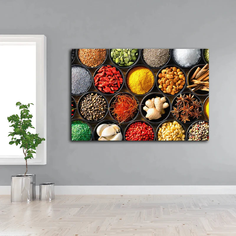 Spices Photograph UV Direct Aluminum Print Australian Made Quality