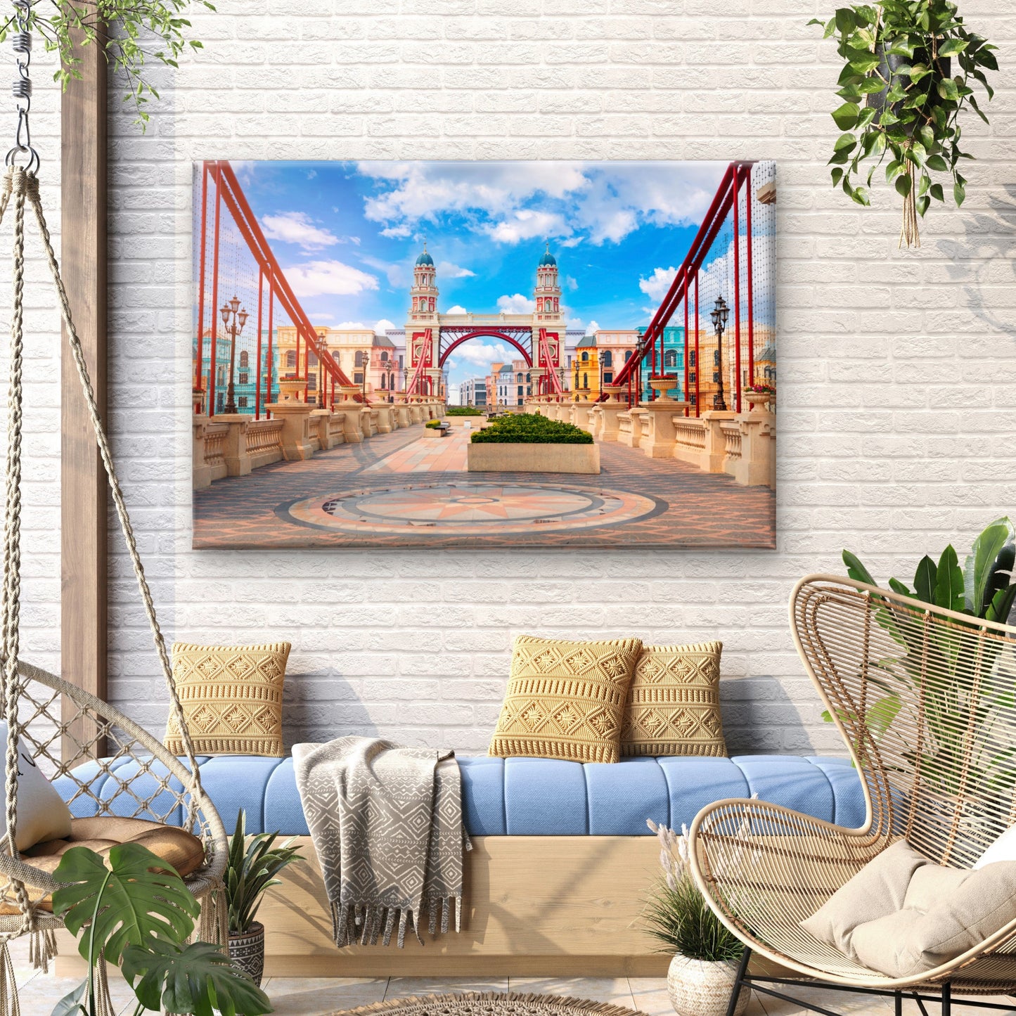 Bridge Towers Mega Grand World Park Venice Vietnam Wall Art Decor 100% Australian Made