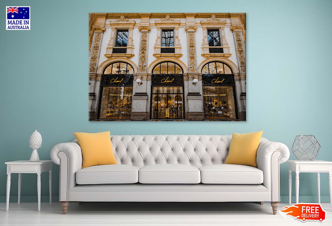 Black Gold Luxury Fashion Store Print Canvas Ready to hang