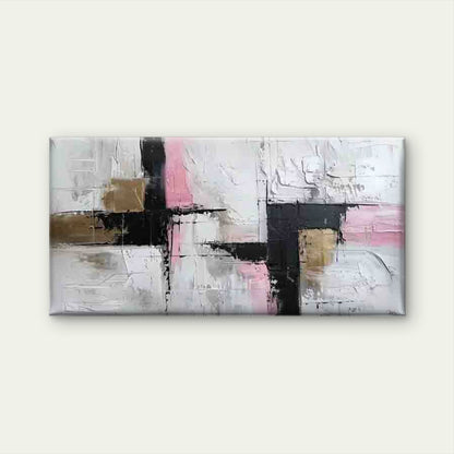 Abstract Geometric Design Wall Art Canvas Office Home Room Framed 120x60cm