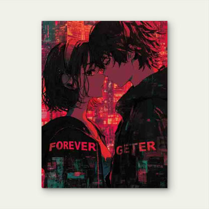 Forever Together Play Reverse 40x60cm Metal Print Ready to Hang