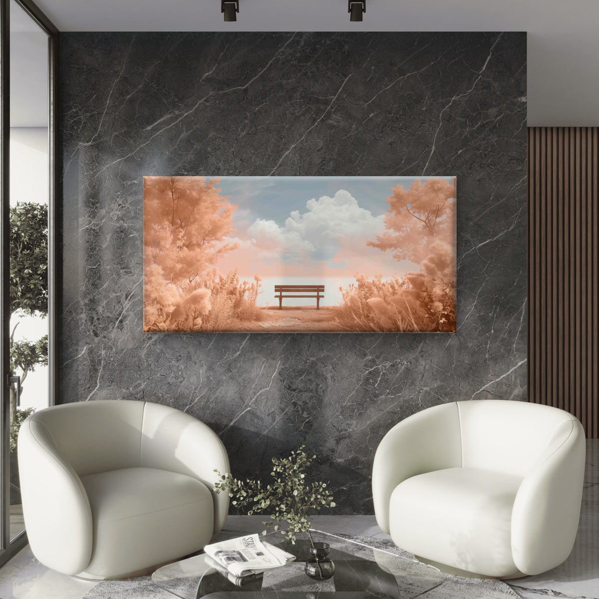 Serene Moment In A Dreamlike Wall Art Canvas Office Home Room Framed 120x60cm