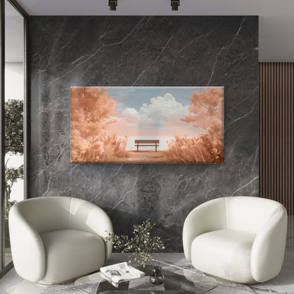 Serene Moment In A Dreamlike Wall Art Canvas Office Home Room Framed 120x60cm