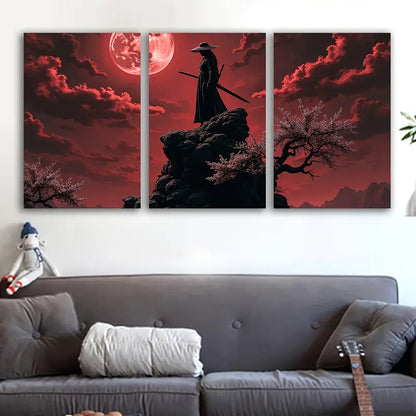 3pcs The Man At The Top Poster Wall Art Set Canvas Framed 50x70cm - High Quality Print 100% Australian Made Wall Canvas Ready to Hang