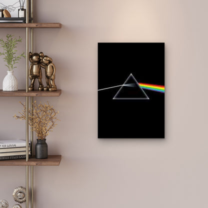 Abstract Art of Prisms And Light Metal Print Ready to Hang
