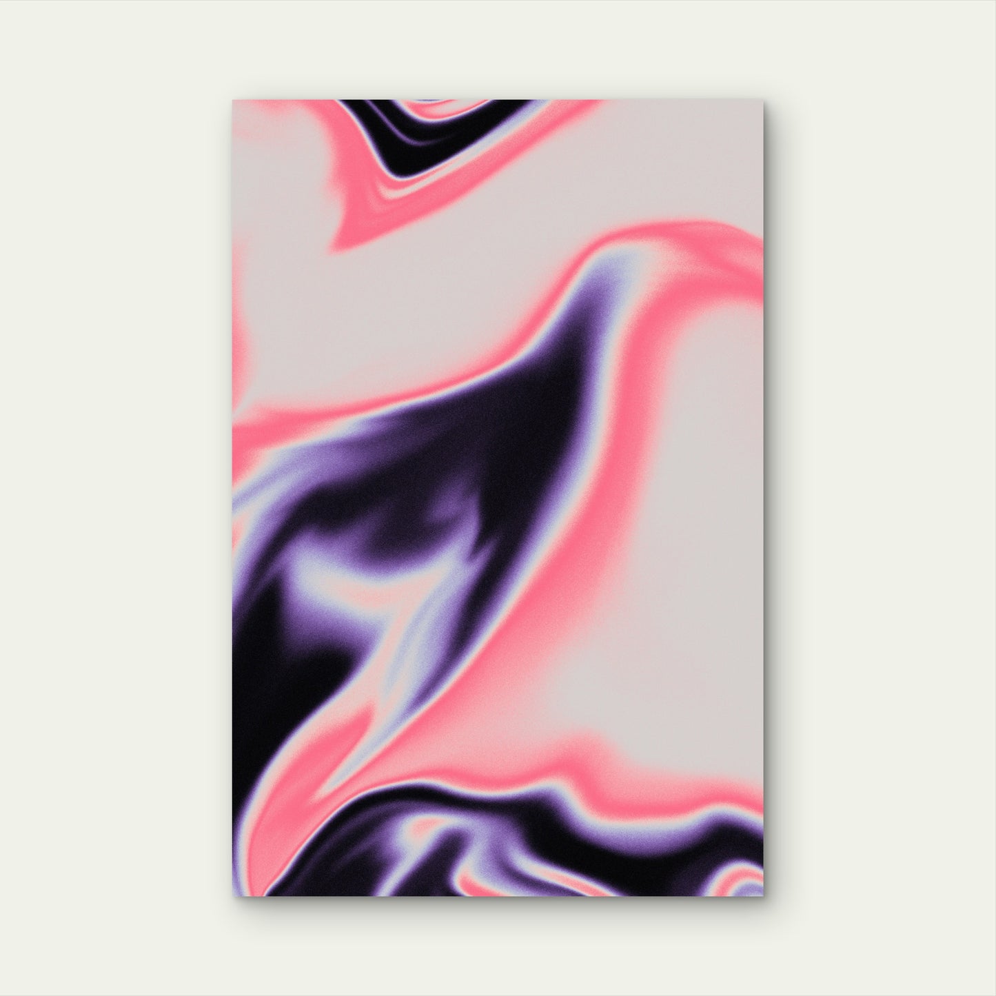 Abstract Liquid Gradient Design 60x90cm Metal Print Ready to Hang