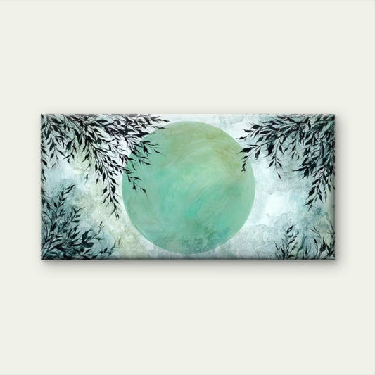 Abstract Leaf Elegant Design Wall Art Canvas Office Home Room Framed 120x60cm